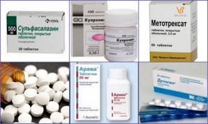 Препараты для лечения артрита: список эффективных лекарств