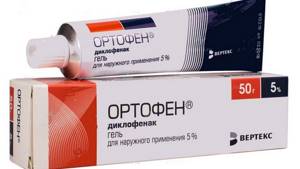 Применение мази Ортофен: инструкция и способы лечения